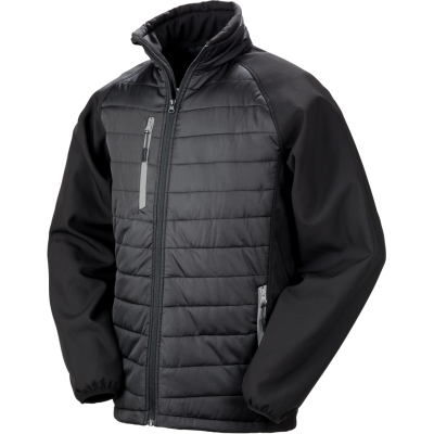 Blusão Softshell acolchoado Black Compass